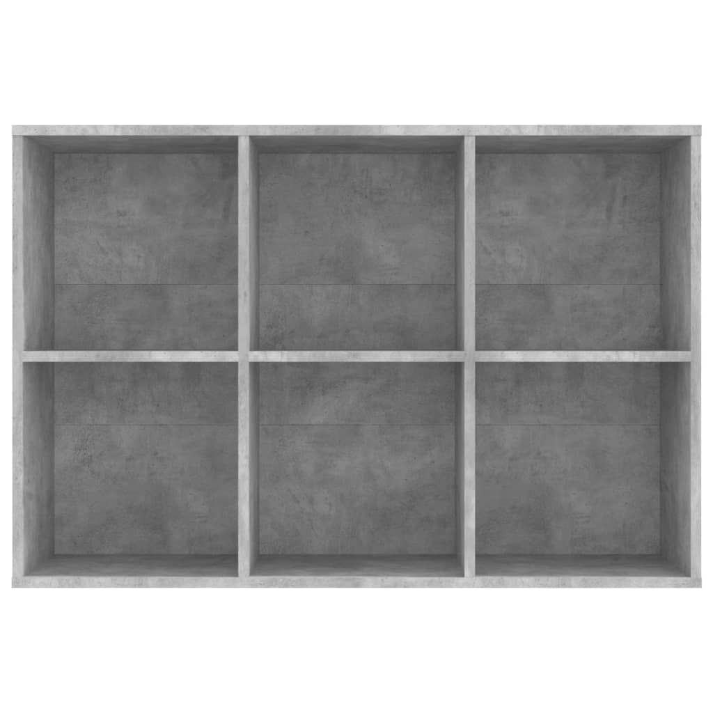 vidaXL Bibliotecă/Servantă, gri beton, 66 x 30 x 97,8 cm, PAL