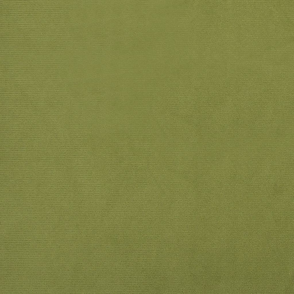 vidaXL Scaun de birou pivotant, verde deschis, catifea