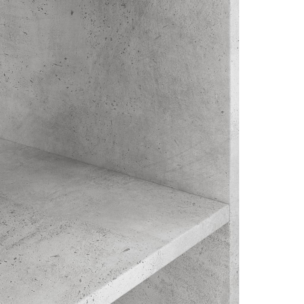 vidaXL Suport acvariu, gri beton, 60x30x60 cm, lemn prelucrat
