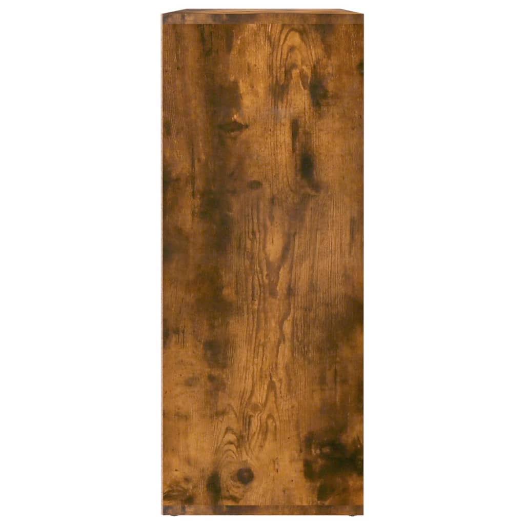 vidaXL Servantă, stejar fumuriu, 60x30x75 cm, lemn compozit