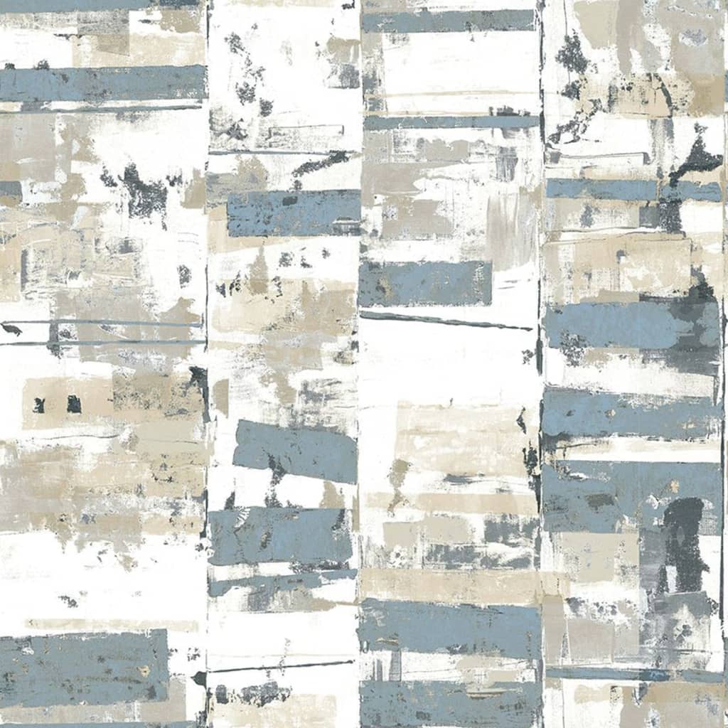 Noordwand Tapet „Friends&Coffee Industrial Weathered”,albastru/metalic