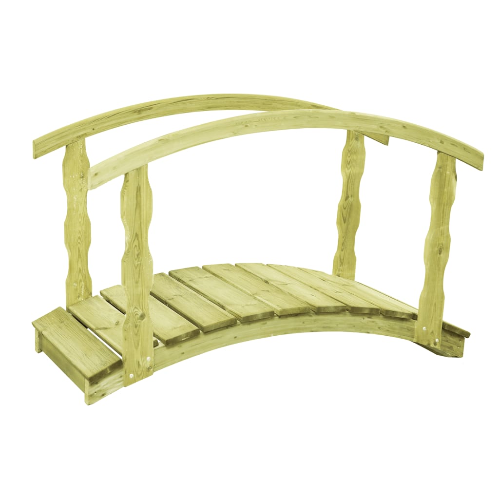 vidaXL Pod de grădină, 170x74x105 cm, lemn masiv pin tratat, B-Stock
