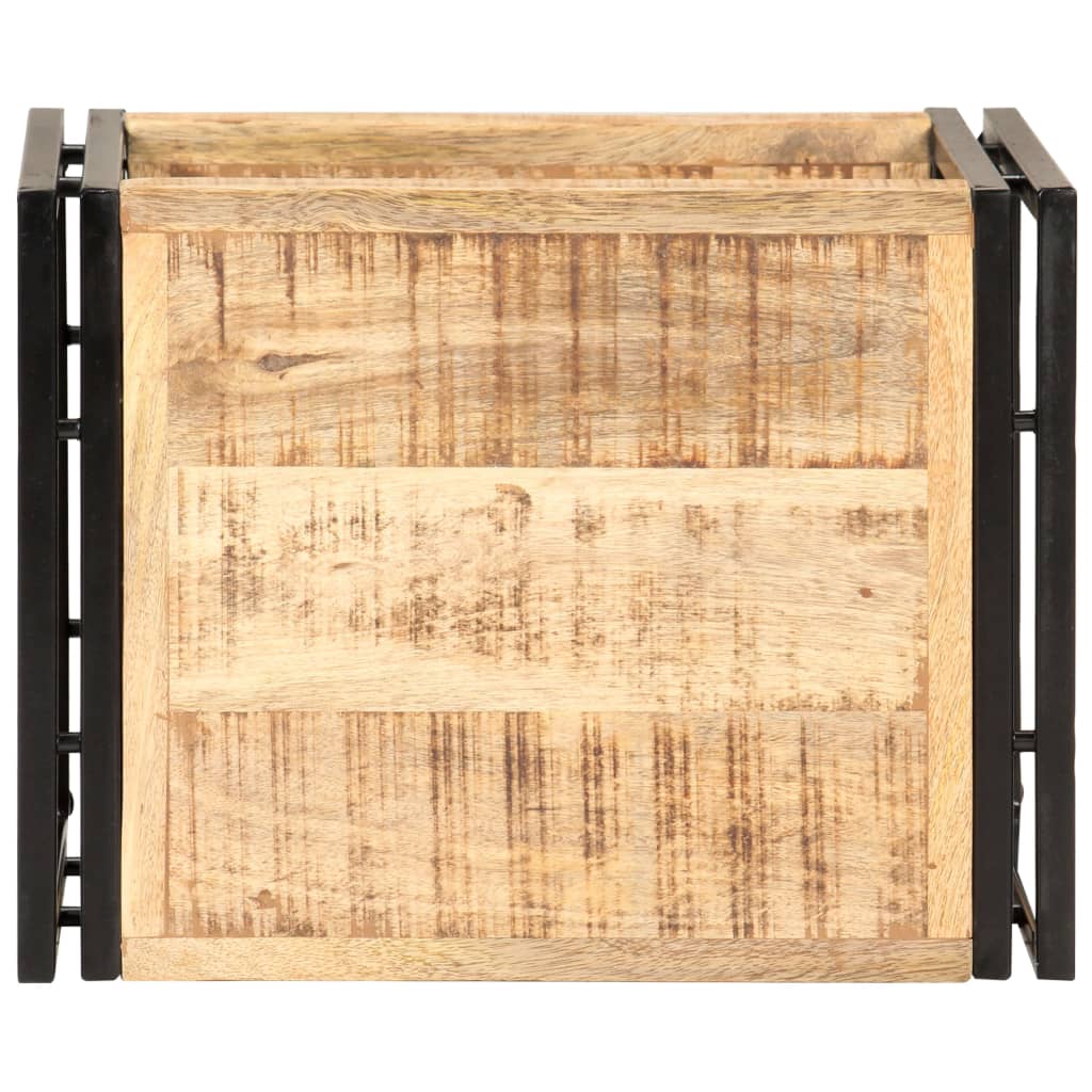 vidaXL Masă laterală, 40 x 30 x 40 cm, lemn de mango nefinisat