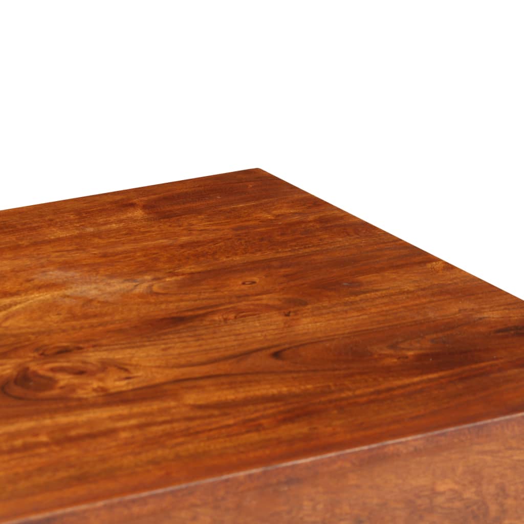 vidaXL Birou, lemn masiv de acacia cu finisaj tip miere, 110x50x76 cm
