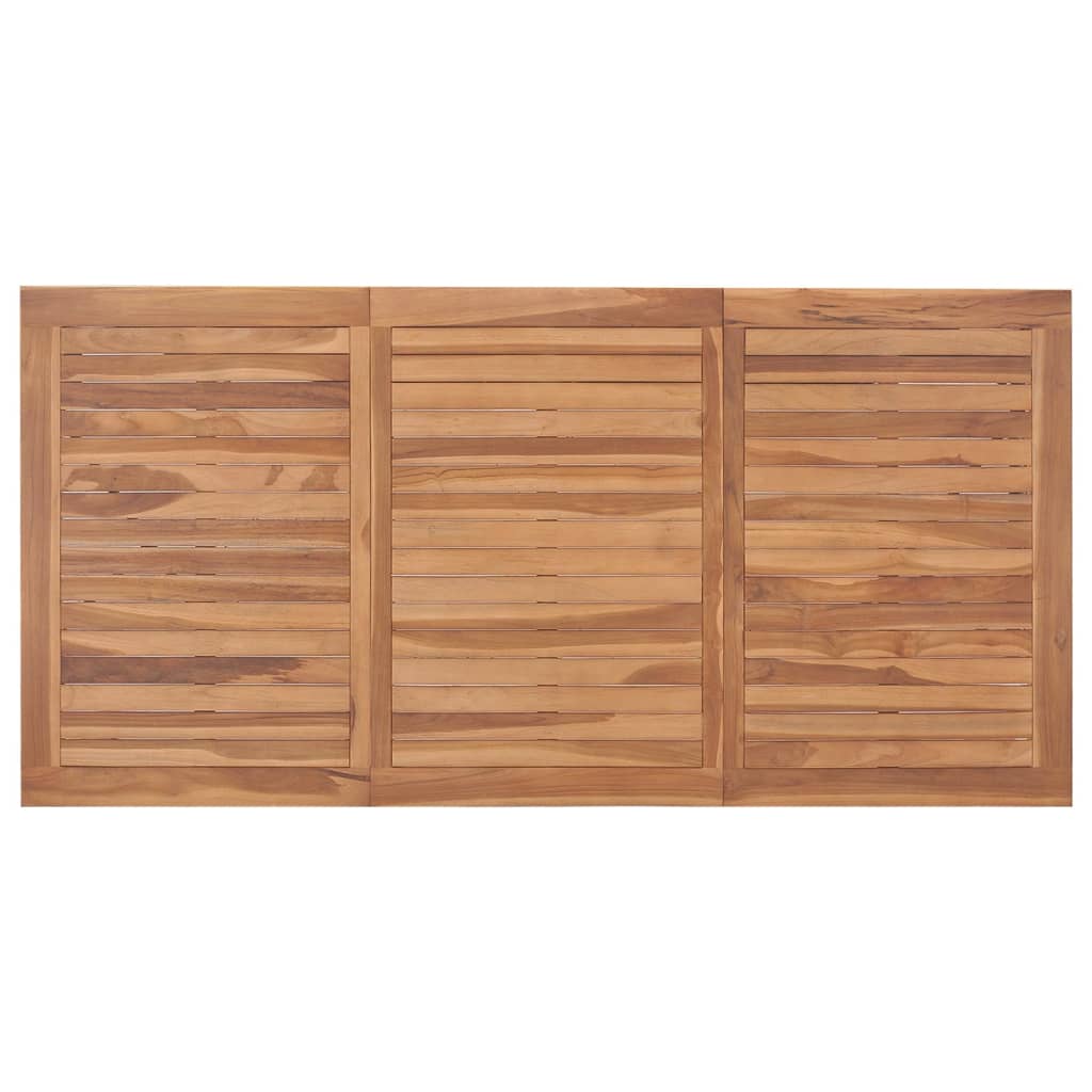 vidaXL Masă de bucătărie, 200 x 100 x 75 cm, lemn masiv de tec