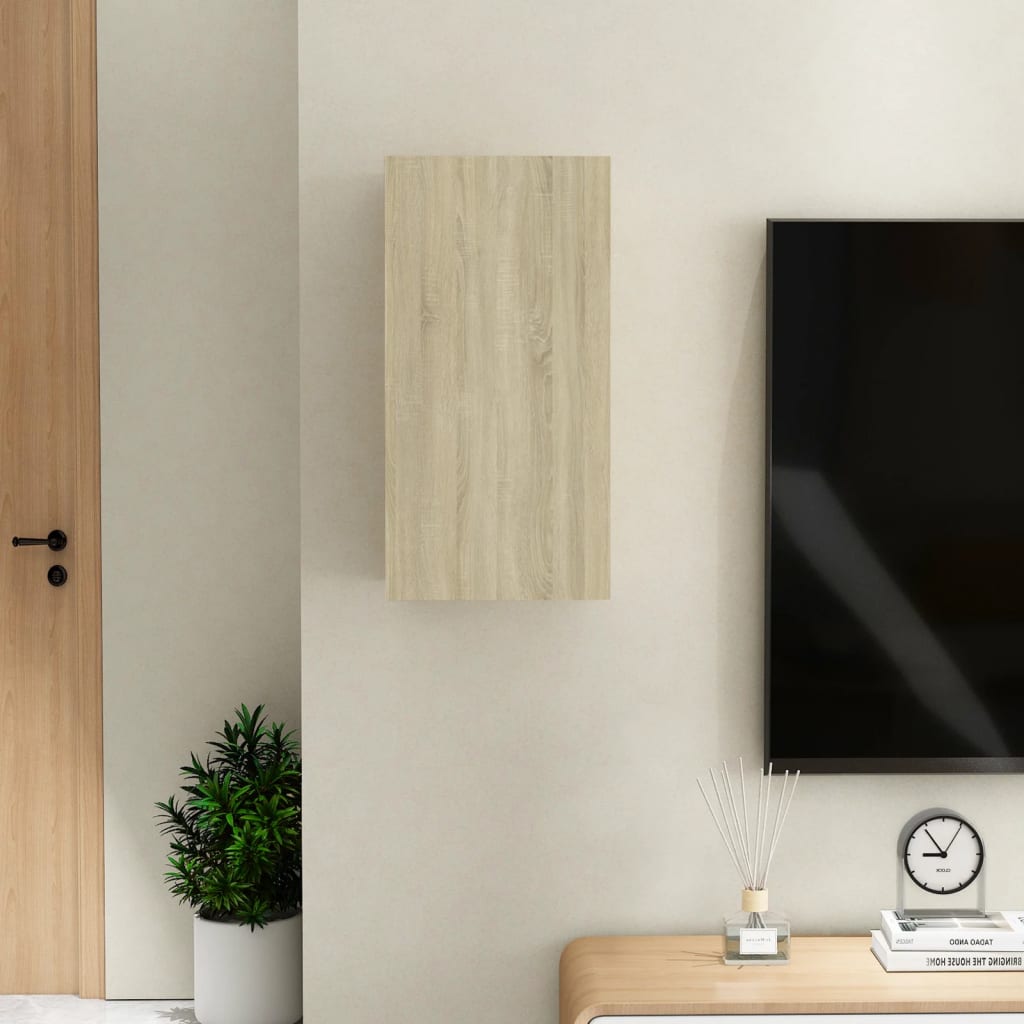 vidaXL Comodă TV, stejar Sonoma, 30,5x30x60 cm, PAL