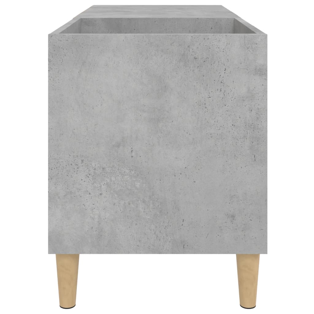 vidaXL Dulap pentru discuri gri beton 84,5x38x48 cm lemn prelucrat