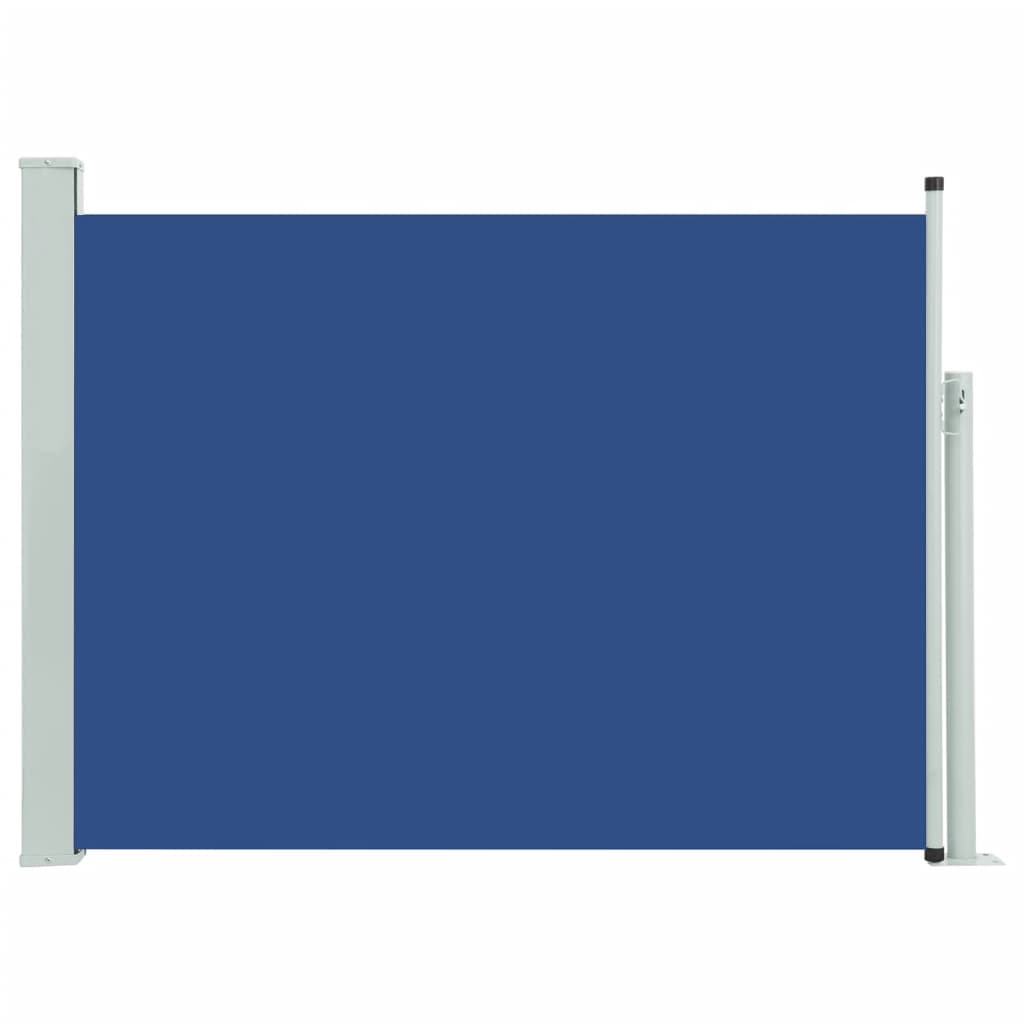 vidaXL Copertină laterală retractabilă terasă, albastru, 100x500 cm