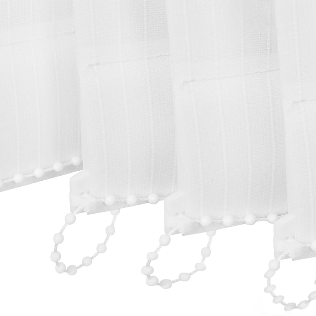 vidaXL Jaluzele verticale din material textil, 120 x 250 cm, alb