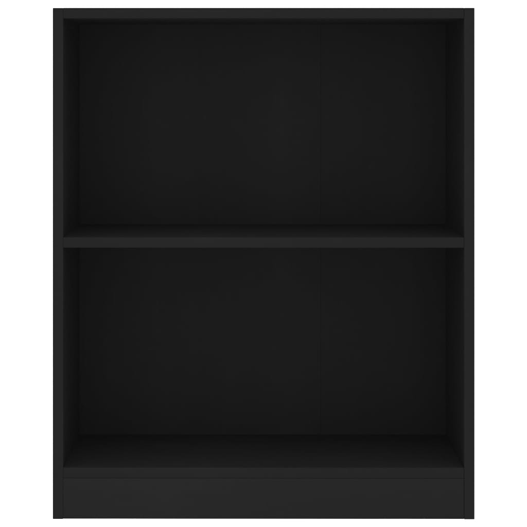 vidaXL Bibliotecă, negru, 60x24x76 cm, lemn compozit