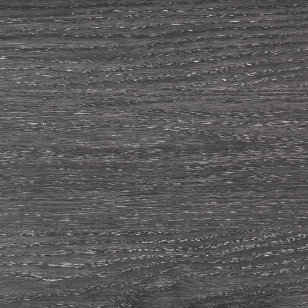 vidaXL Plăci de pardoseală, negru, 4,46 m², 3 mm, PVC