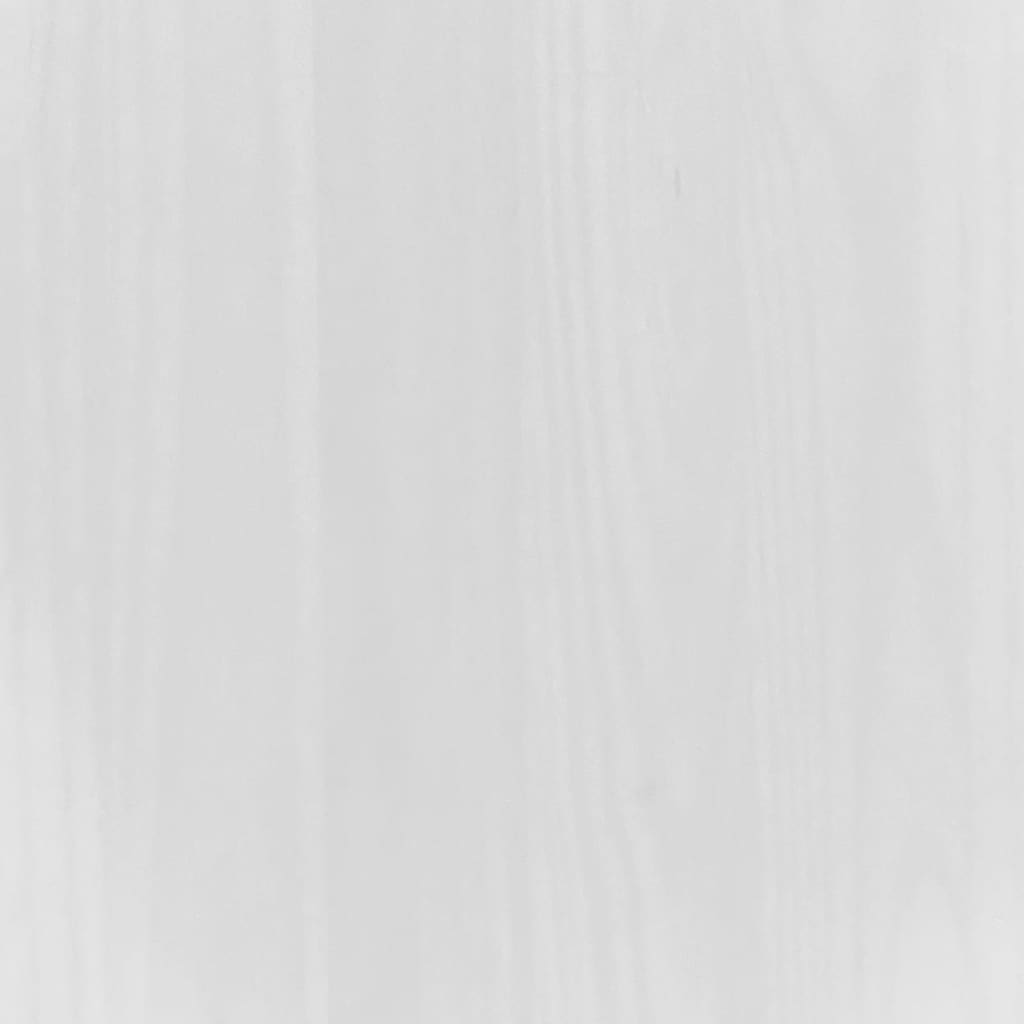 vidaXL Masă consolă, alb, 90 x 34,5 x 73 cm, pin mexican, gama Corona