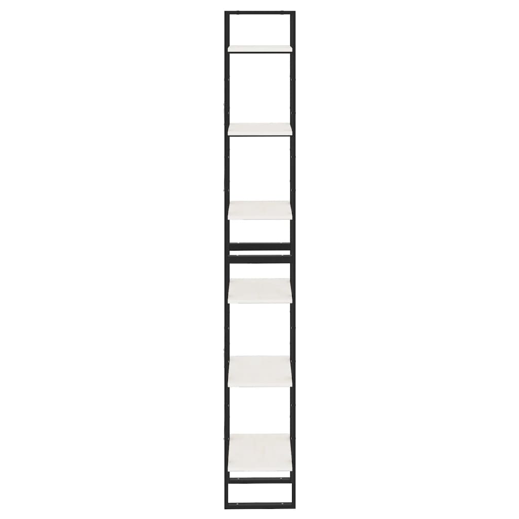vidaXL Dulap înalt, alb, 40x30x210 cm, lemn masiv de pin