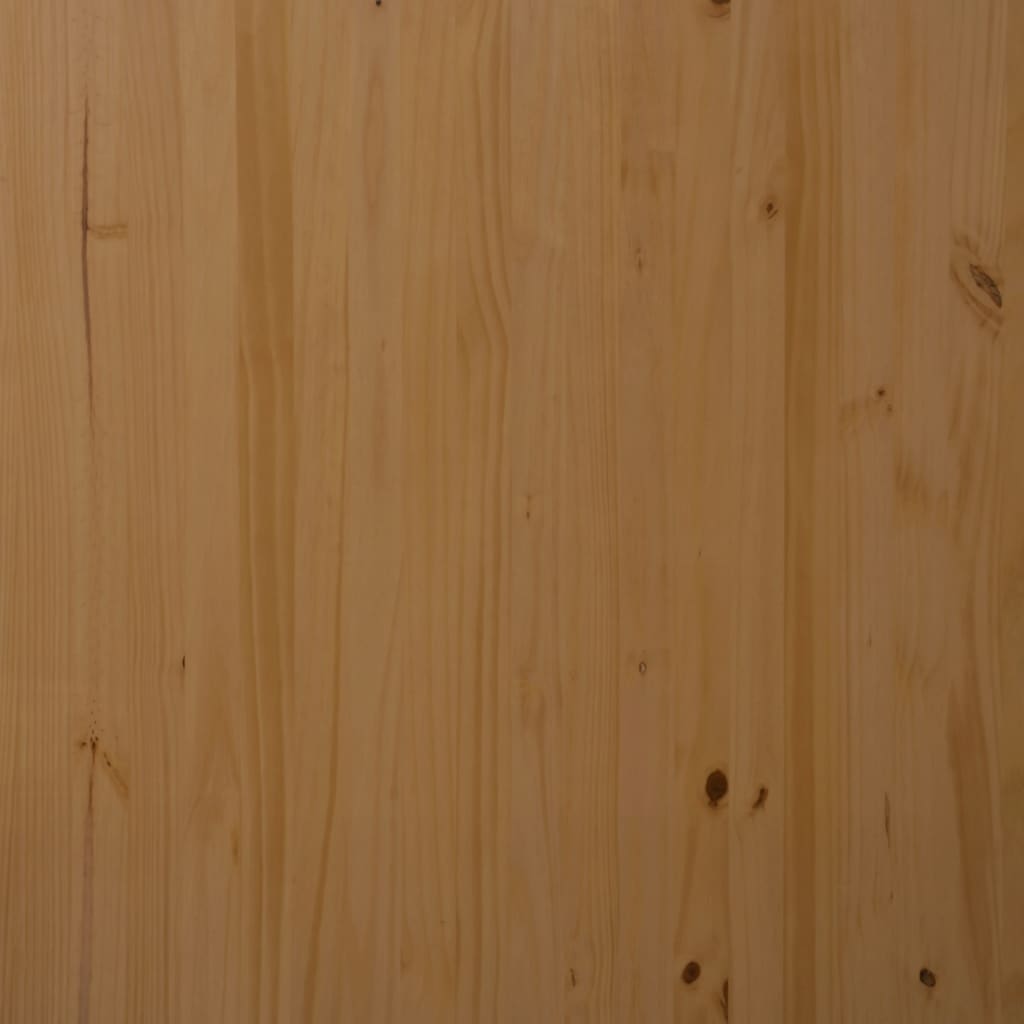 vidaXL Dulap rulant cu birou MOSS maro miere lemn masiv de pin