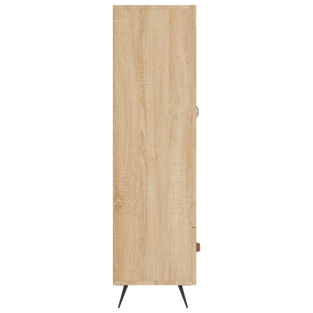 vidaXL Dulap înalt, stejar Sonoma, 69,5x31x115 cm, lemn prelucrat