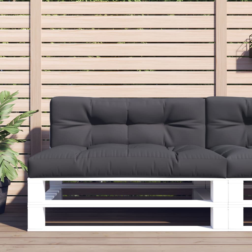 vidaXL Pernă canapea din paleți, antracit, 120 x 40 x 10 cm