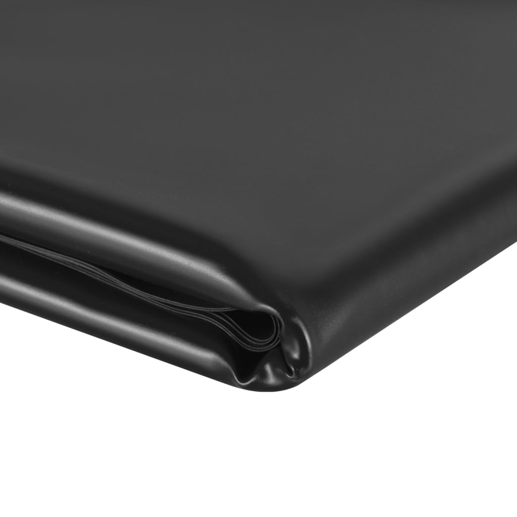 vidaXL Căptușeală pentru iaz, negru, 1x8 m, PVC, 0,5 mm