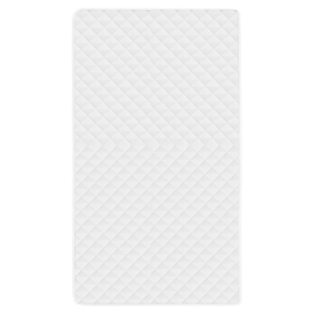 vidaXL Protecție pentru saltea matlasată, alb, 120 x 200 cm, subțire