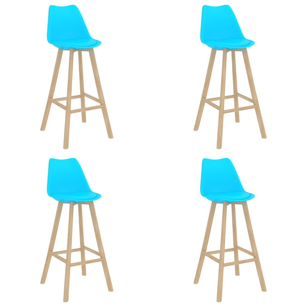 vidaXL Set mobilier de bar, 5 piese, albastru