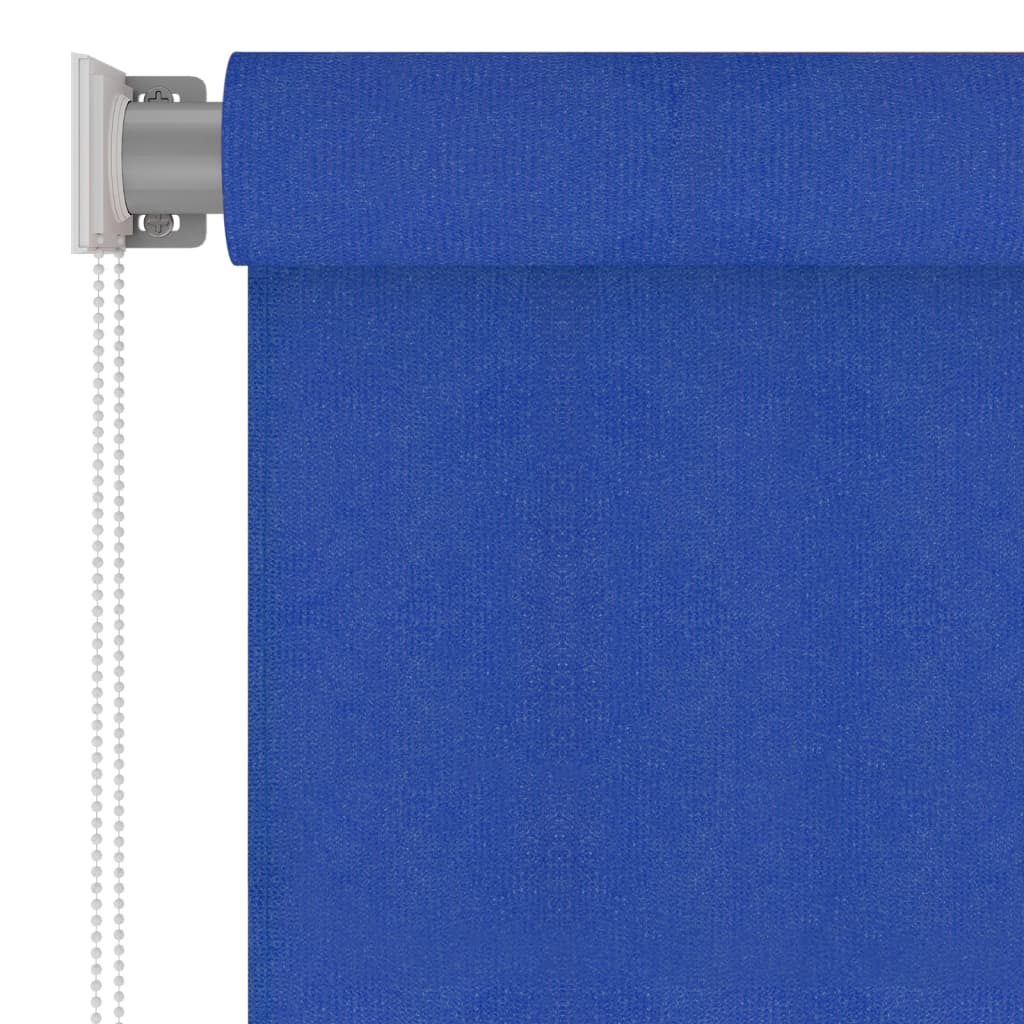 vidaXL Jaluzea tip rulou de exterior, albastru, 160x140 cm, HDPE