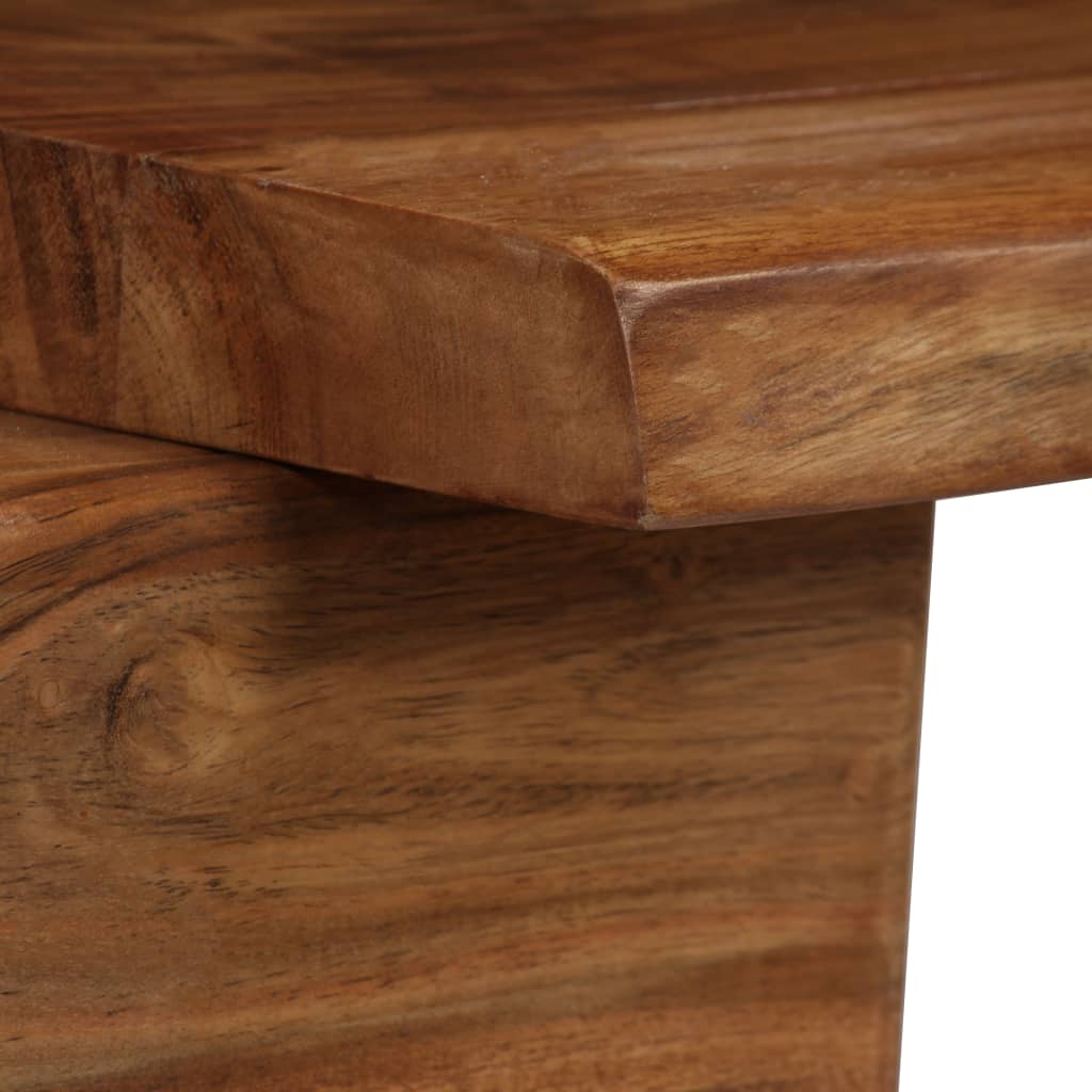 vidaXL Dulap lateral, 120 x 36 x 50 cm, lemn masiv de acacia