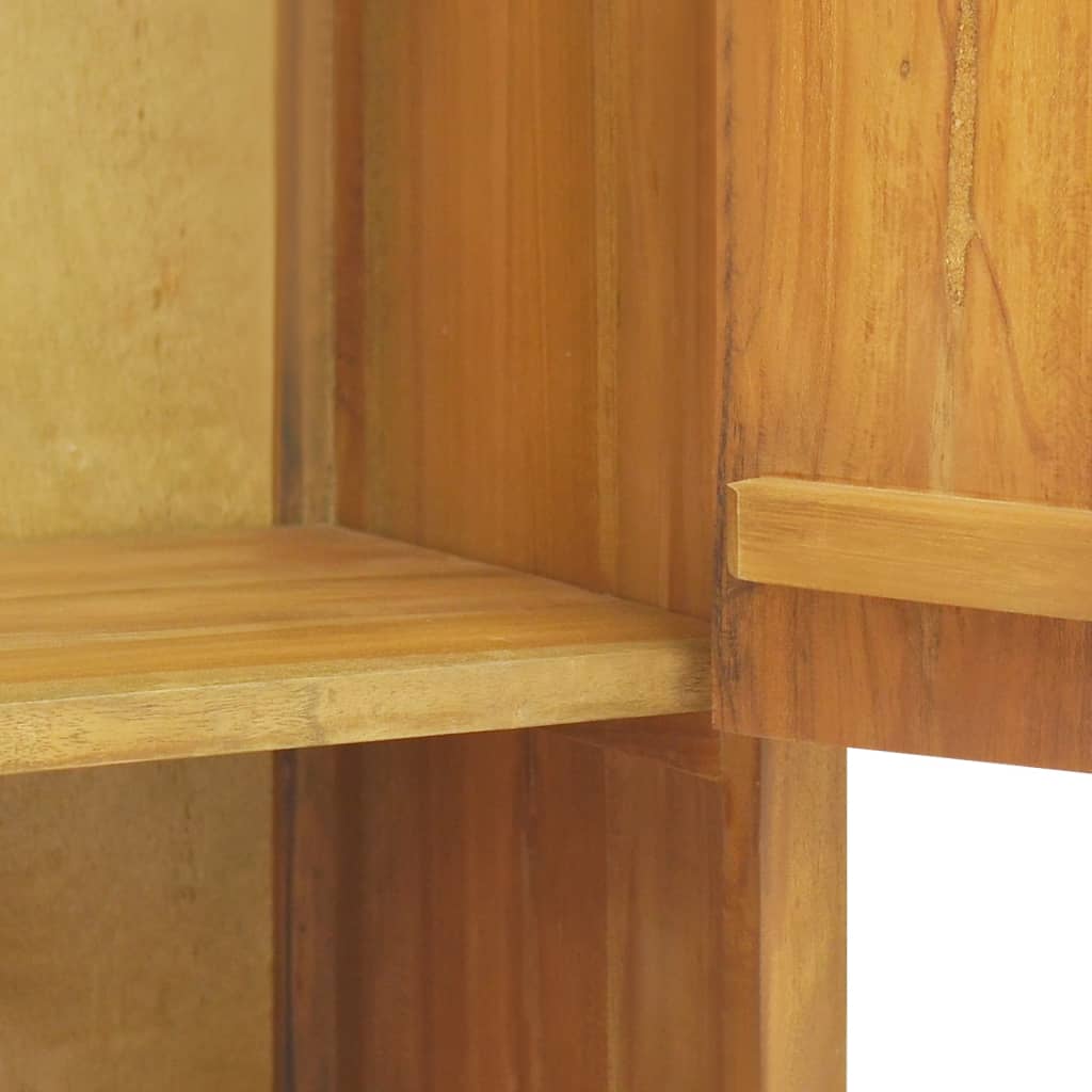 vidaXL Dulap de baie montat pe perete, 45x30x70 cm, lemn masiv de tec