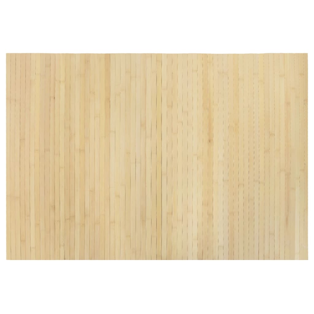 vidaXL Covor dreptunghiular, natural deschis, 70x100 cm, bambus