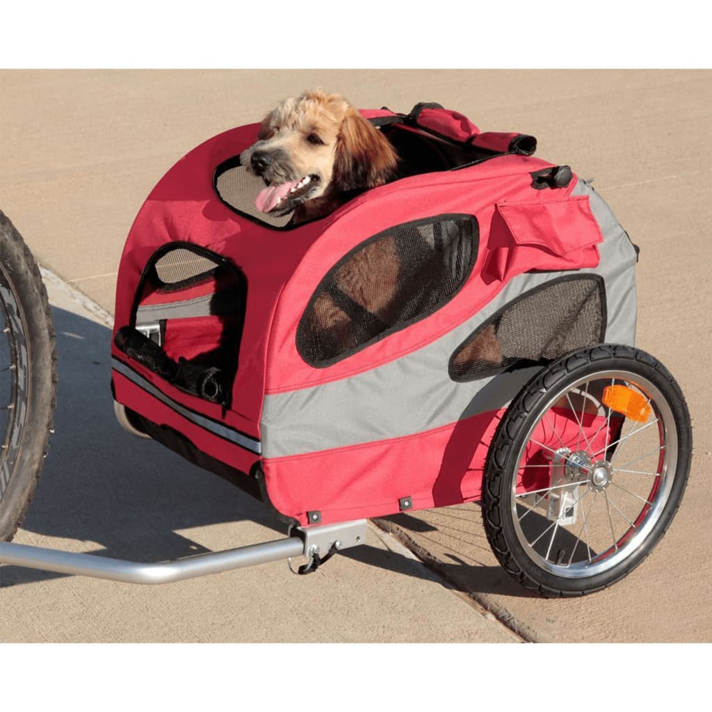 PetSafe Remorcă de bicicletă pentru câini "Happy Ride" M, roșu