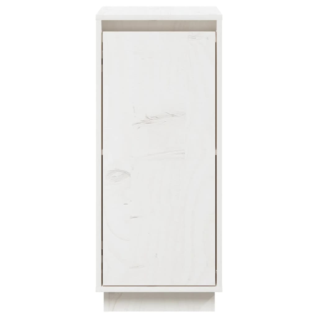 vidaXL Servantă, alb, 31,5x34x75 cm, lemn masiv de pin