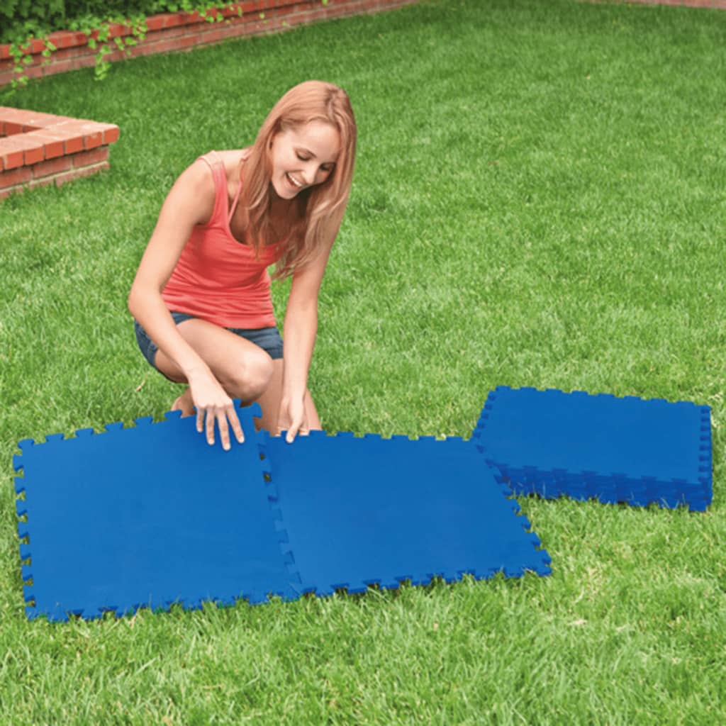 Intex Protecții de podea piscină, 8 buc., albastru, 50 x 50 cm