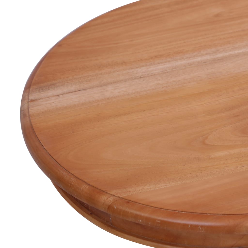 vidaXL Masă laterală, natural, 50 x 50 x 65 cm, lemn masiv de mahon