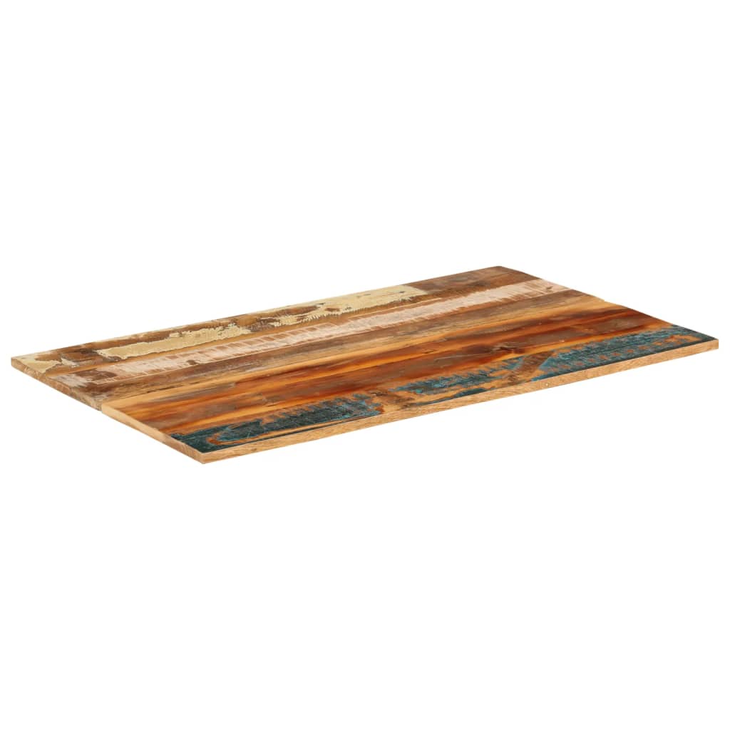 vidaXL Blat de masă, 100x60x(1,5-1,6) cm, lemn masiv reciclat