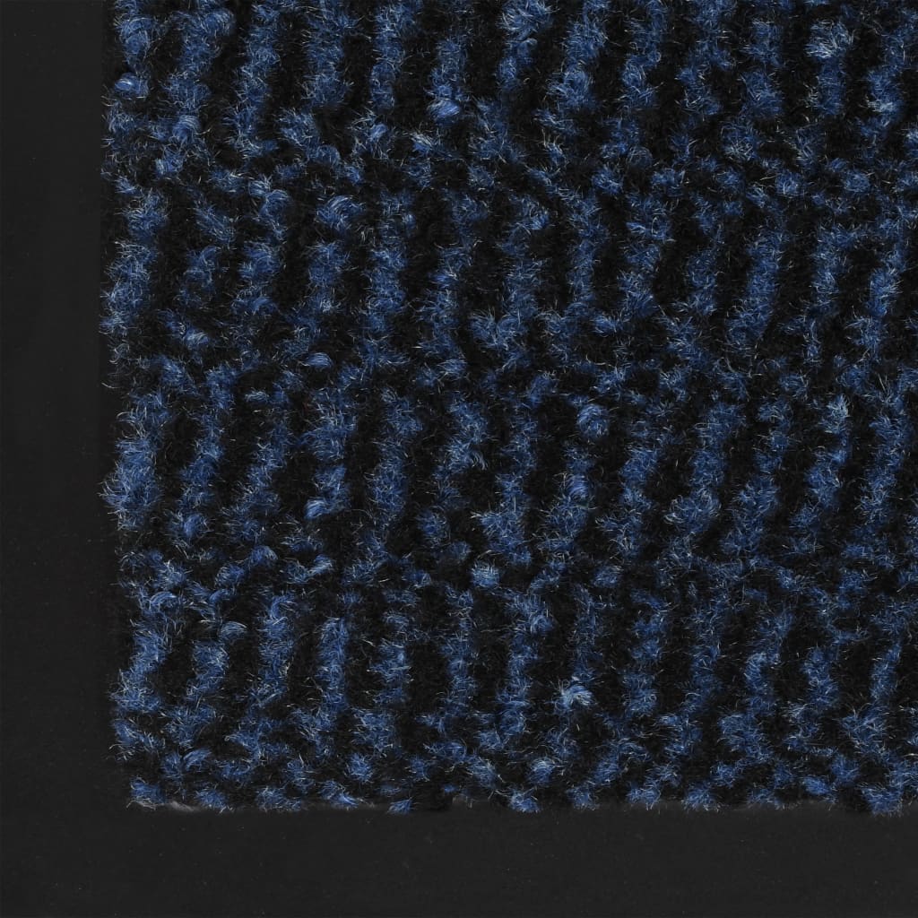 vidaXL Covor de ușă anti-praf, albastru, 90x150 cm, dreptunghiular