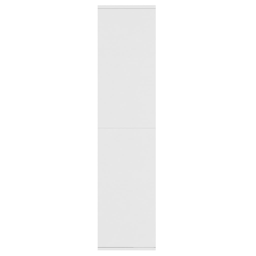 vidaXL Bibliotecă/Servantă, alb, 66x30x130 cm, PAL