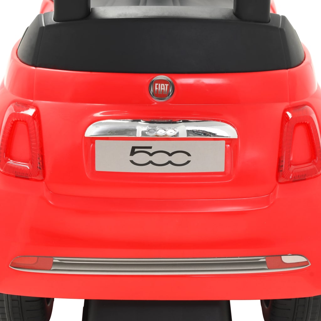 vidaXL Mașinuță fără pedale Fiat 500 roșu