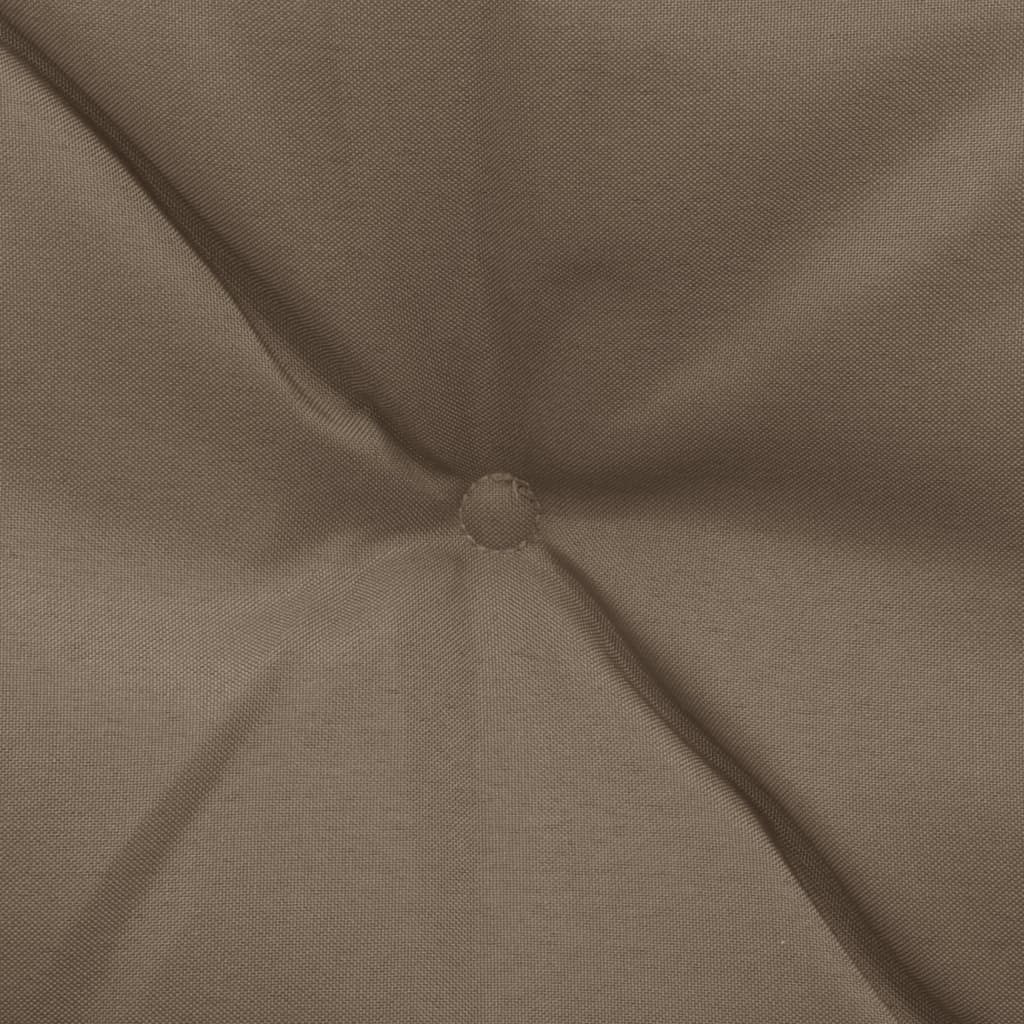 vidaXL Pernă pentru balansoar, gri taupe, 100 cm, material textil