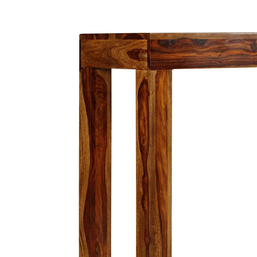 vidaXL Masa consolă din lemn masiv de sheesham, 120 x 35 x 75 cm