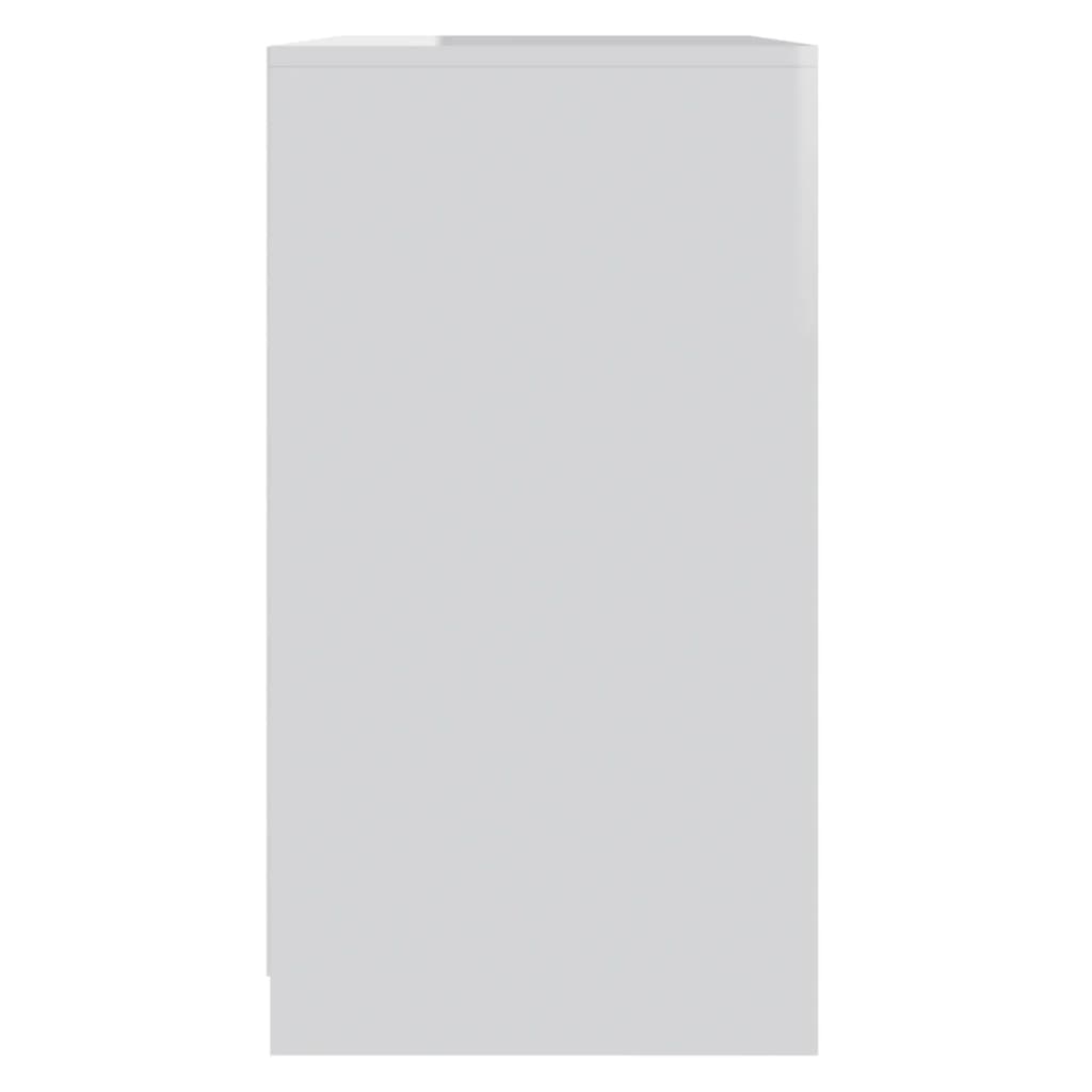 vidaXL Servantă, alb extralucios, 70x40,5x75 cm, PAL