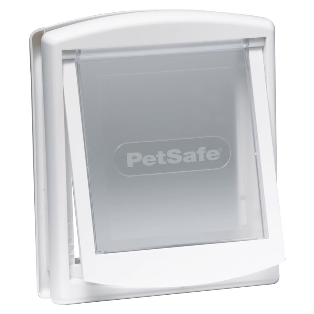 PetSafe Ușă pentru animale de companie 2 căi 715 mică alb 17,8x15,2 cm