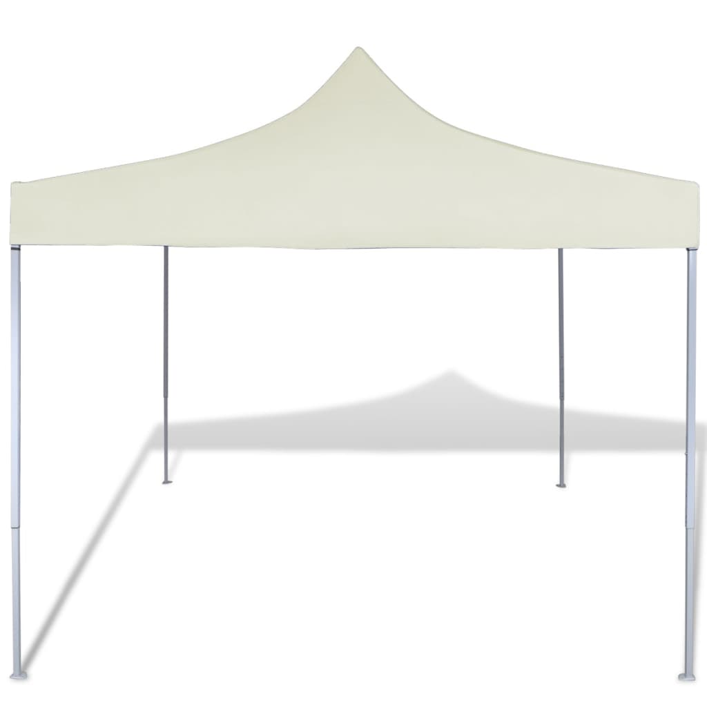 41463 vidaXL Cream Foldable Tent 3 x 3 m