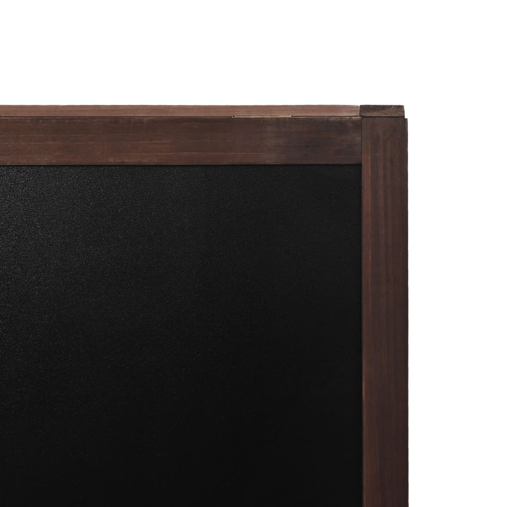 vidaXL Tablă neagră cu două fețe, lemn de cedru, verticală, 40x60 cm