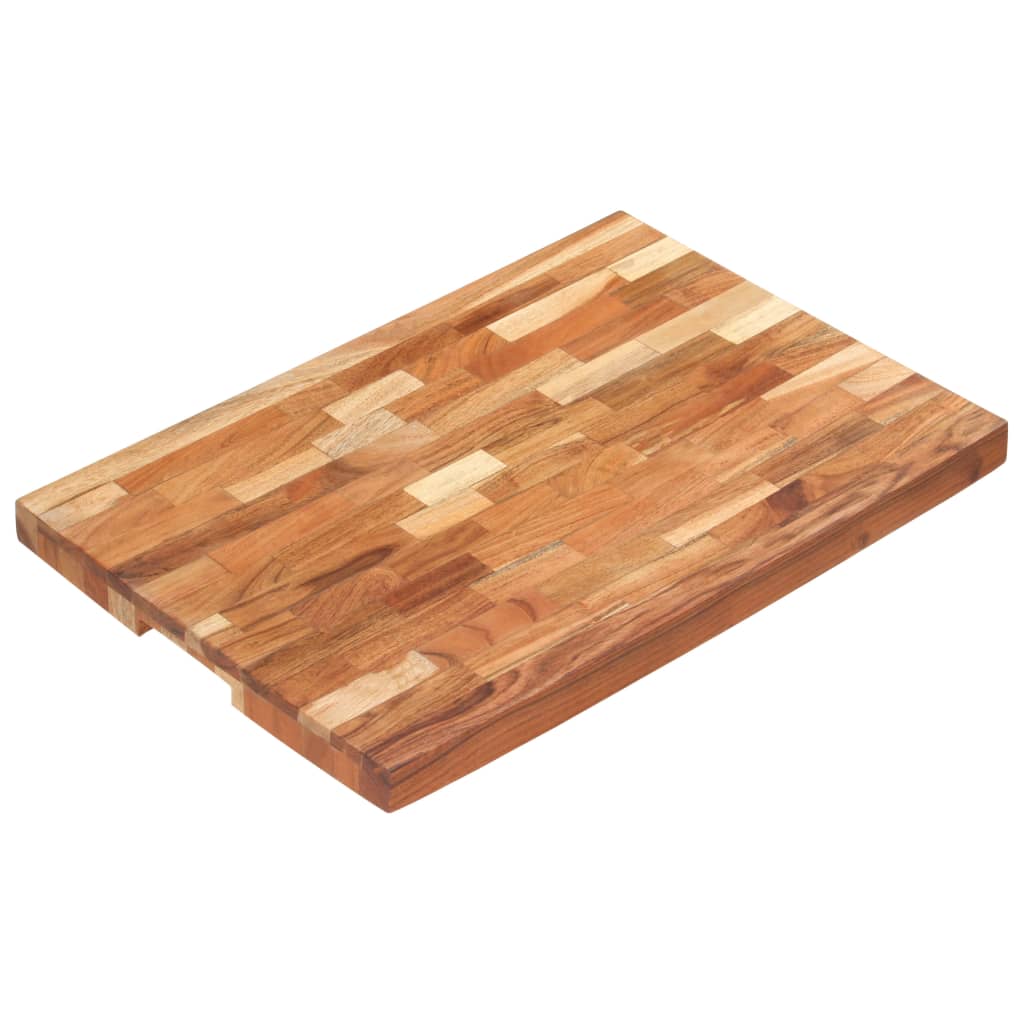 vidaXL Placă de tocat, 60x40x4 cm, lemn masiv de acacia