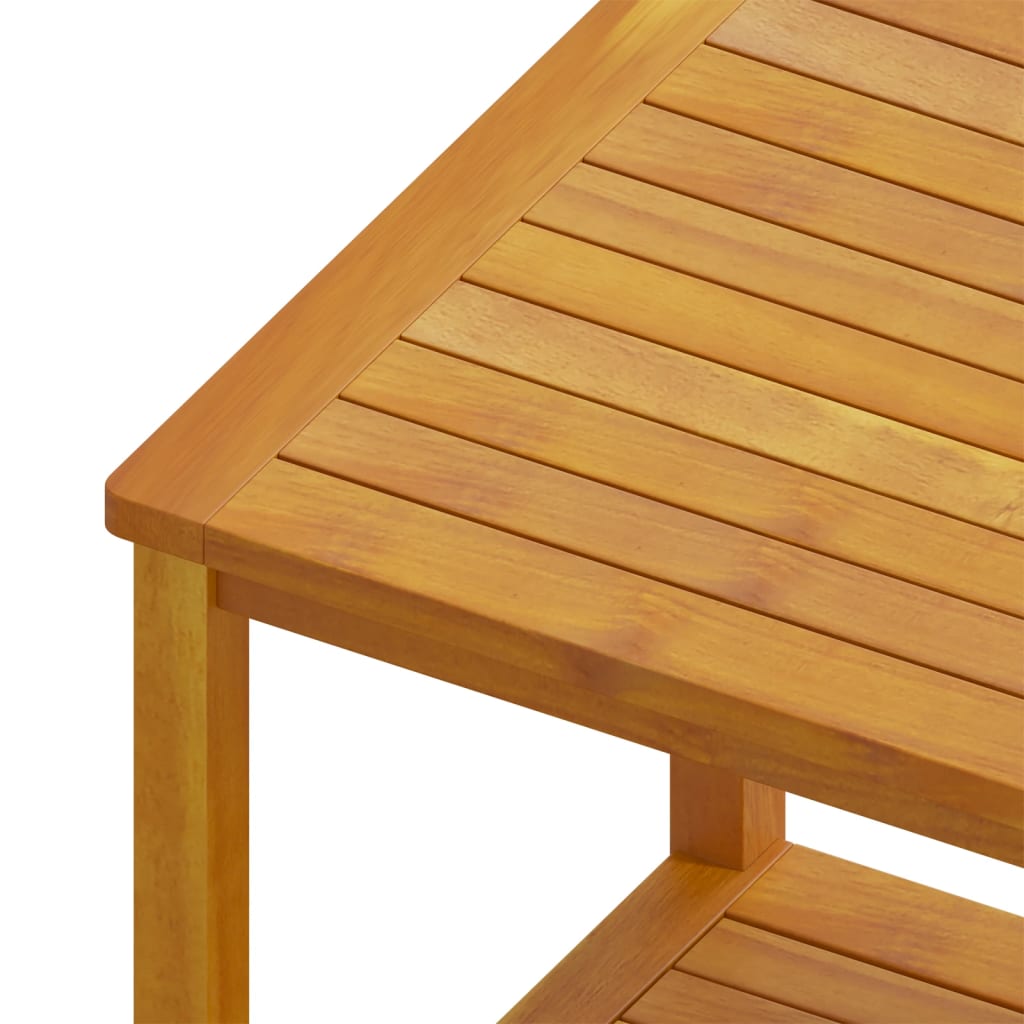 vidaXL Masă laterală, 45x45x45 cm, lemn solid de salcâm
