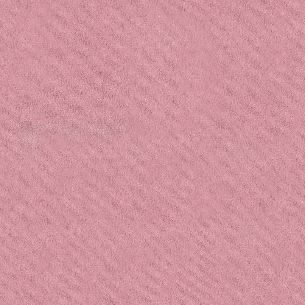 vidaXL Bancă, roz, 110x45x60 cm, catifea
