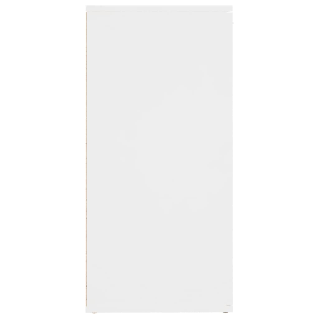 vidaXL Servantă, alb, 160x36x75 cm, lemn prelucrat