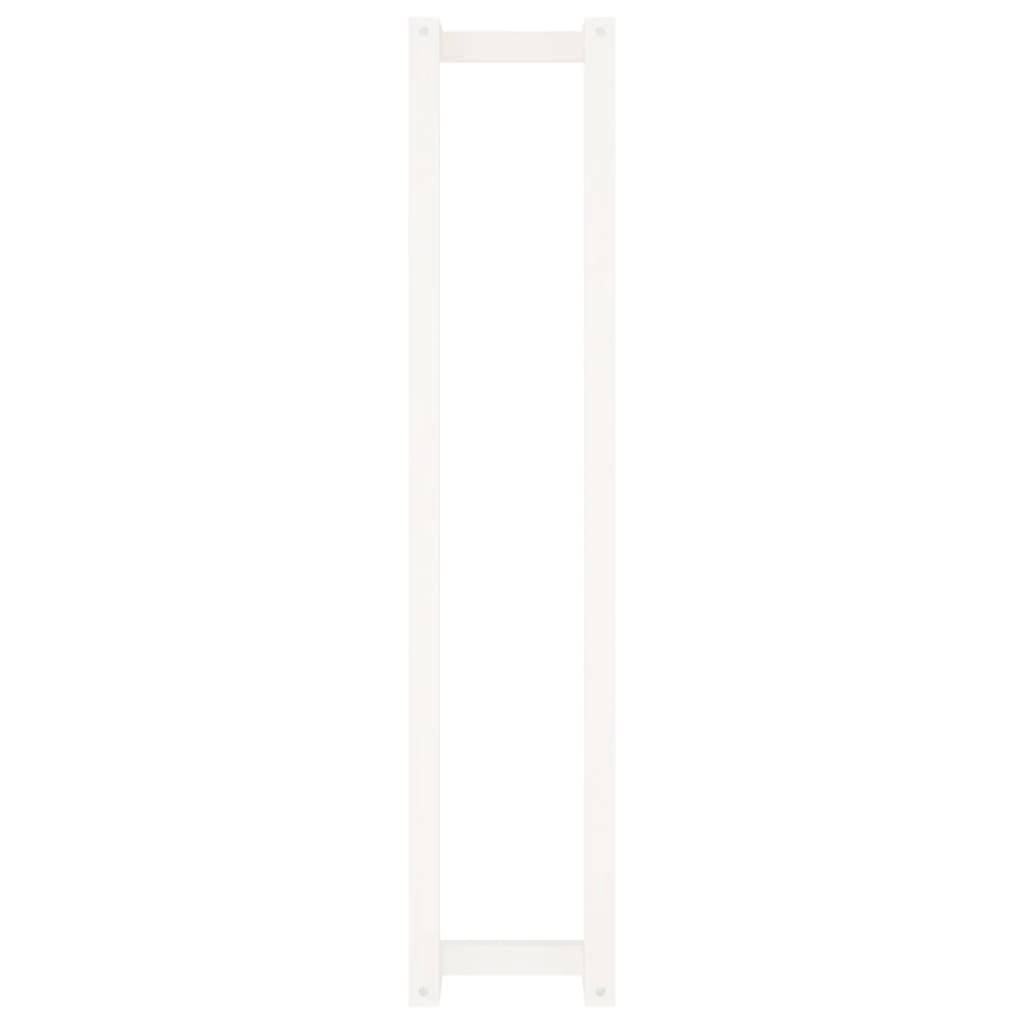 vidaXL Suport pentru prosoape, alb, 23x18x110 cm, lemn masiv de pin