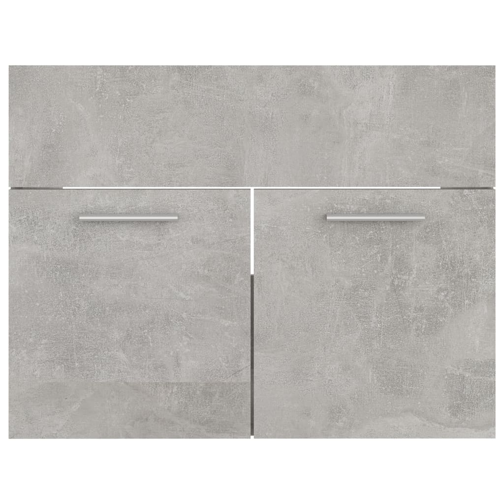vidaXL Dulap de chiuvetă, gri beton, 60x38,5x46 cm, PAL