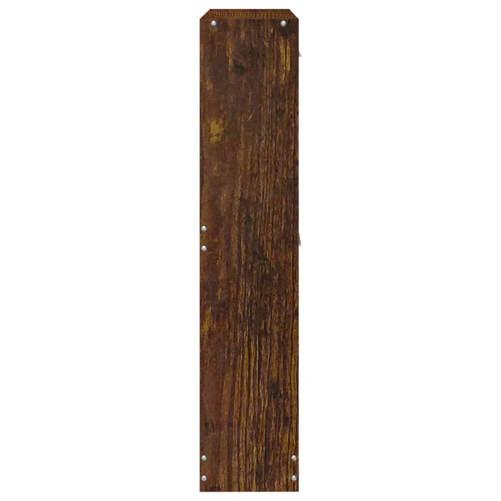 vidaXL Pantofar, stejar fumuriu, 59x17x81 cm, lemn compozit