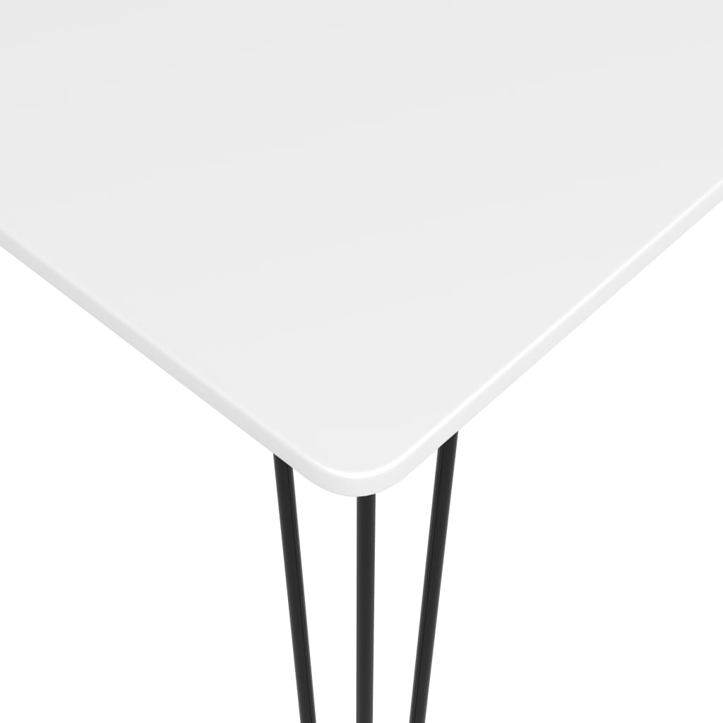 vidaXL Masă de bar, alb, 120 x 60 x 105 cm