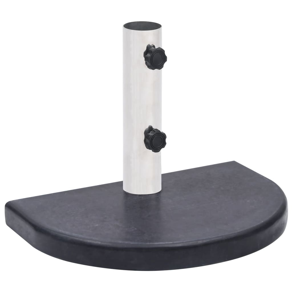 vidaXL Suport pentru umbrelă, negru, 40x28x4 cm, granit